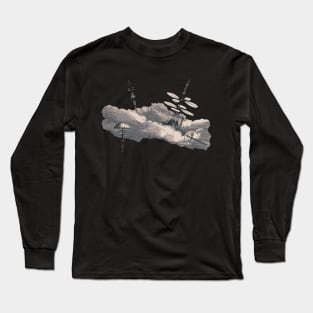 M. Nadar’s Flying Machines circa 1850 Long Sleeve T-Shirt